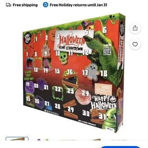 Halloween Slime Countdown Calendar - Multicolor
